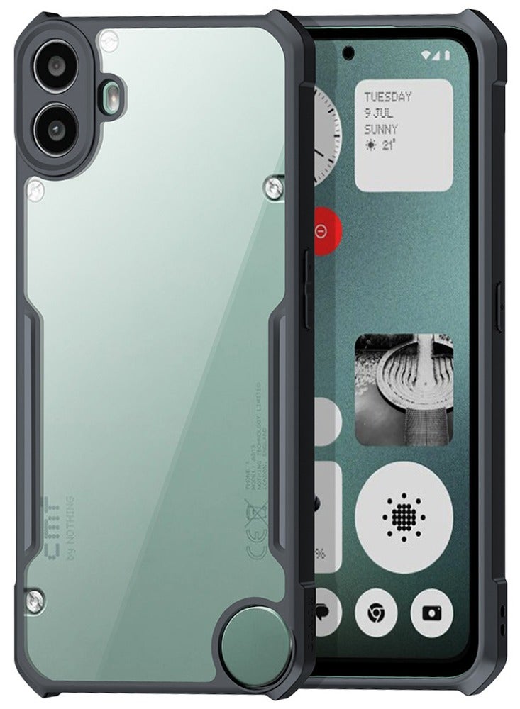 For Nothing CMF Phone 1 Cover, Camera Lens Protection Case, TPU Shockproof Bumper Mobile Phone Back Cover, Anti-Yellowing Slim Fit Protective Casing - Image 1